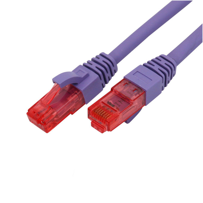 Cat7 Cat8 Cat5E สายแพทช์ UTP 24Awg Network Ethernet Jumper Cable