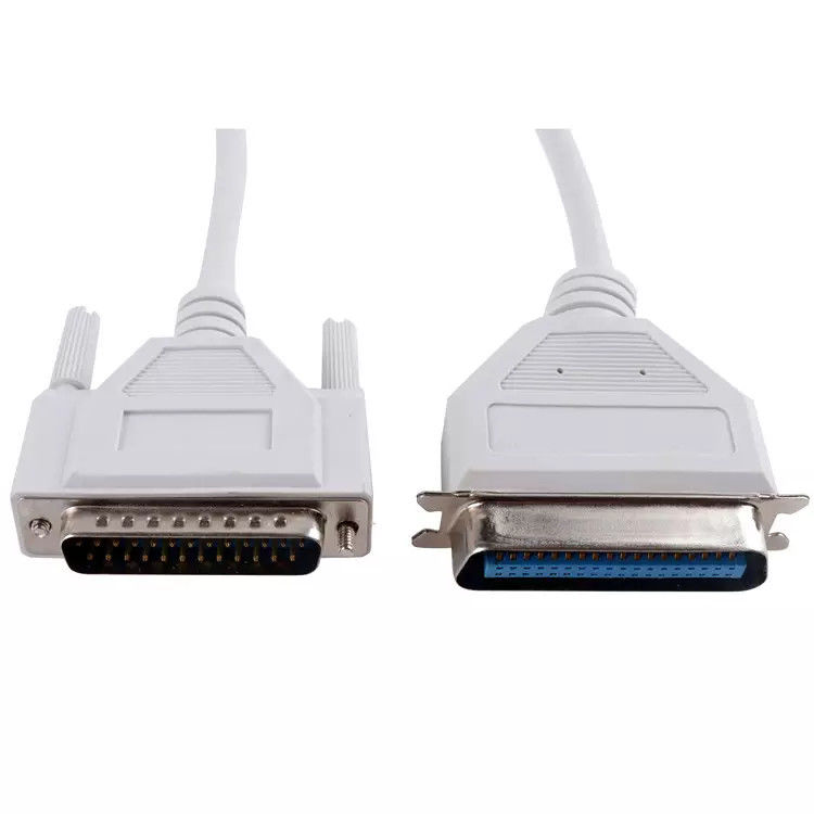 PVC ทองแดงบริสุทธิ์สายเครื่องพิมพ์ VGA ชายกับหญิง 36P ชายถึง Db 25P