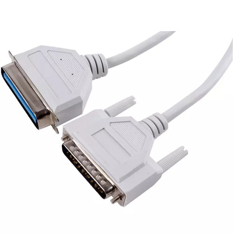 PVC ทองแดงบริสุทธิ์สายเครื่องพิมพ์ VGA ชายกับหญิง 36P ชายถึง Db 25P
