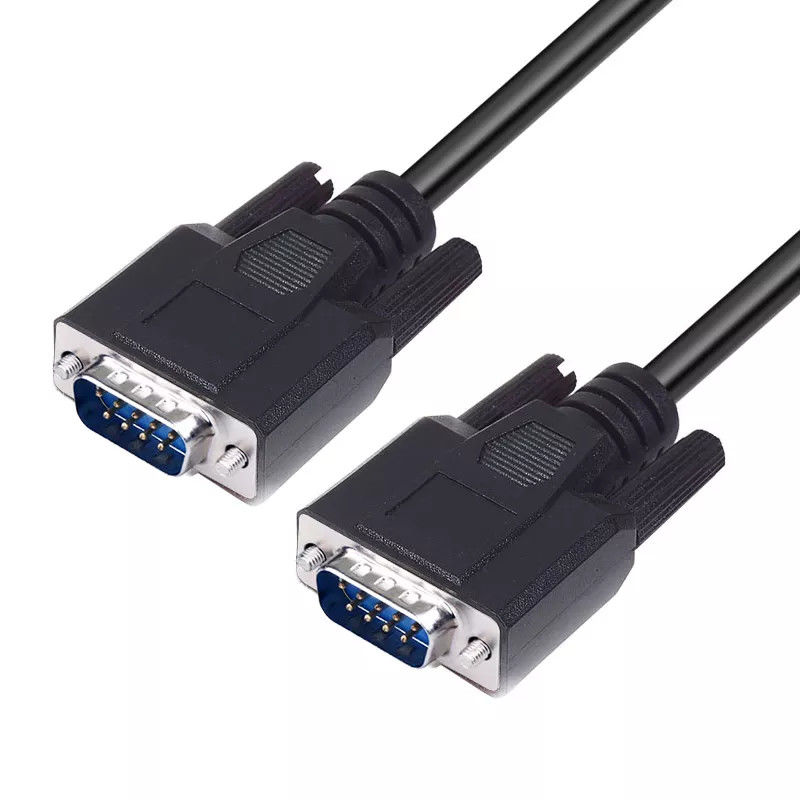 9 คอร์ 15 คอร์ 25 คอร์ 9 พิน สายเคเบิลโมเด็ม Null สายเคเบิลเครื่องพิมพ์ RS232