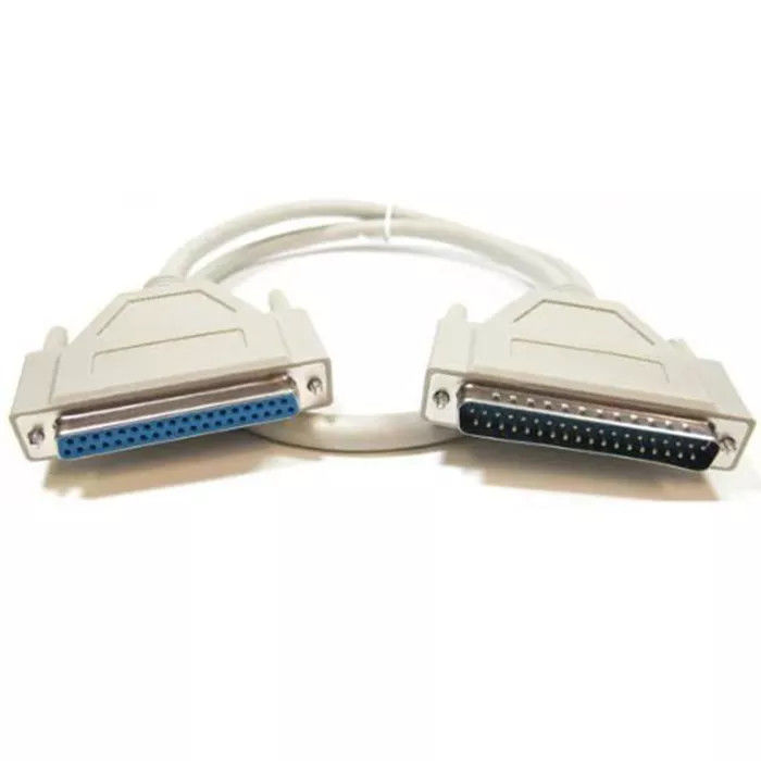 37 Pin D-Sub DB37 ชายกับชายสายเคเบิลสื่อสาร 3ft 6ft 10ft 25ft