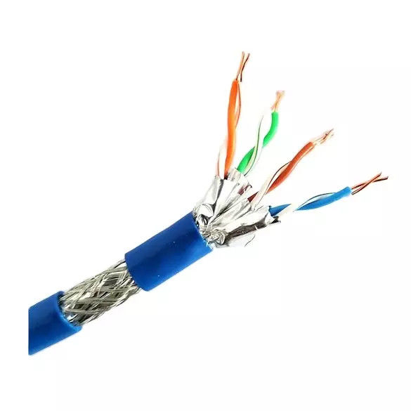 23AWG*4P สาย Lan Cat7 305m รองรับการส่งผ่านเครือข่าย 10-Gigabit Ethernet