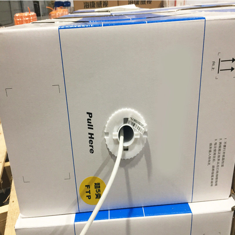 สายแพทช์เครือข่ายขด 1000Ft 305M สาย Cat5E Cat6A FTP UTP