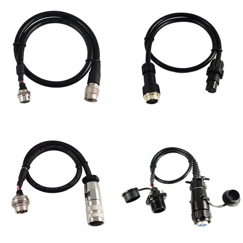 M12 M16 IP67 3 Pin Robot Wiring Harness Waterproof Connector Cable For LED