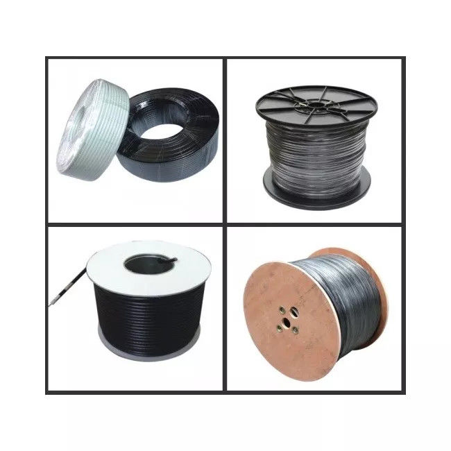 แจ็คเก็ต 75 โอห์ม 100 โอห์ม LSZH Rg6 สายโคแอ็กซ์สำหรับฉนวนอินเทอร์เน็ต XLPE