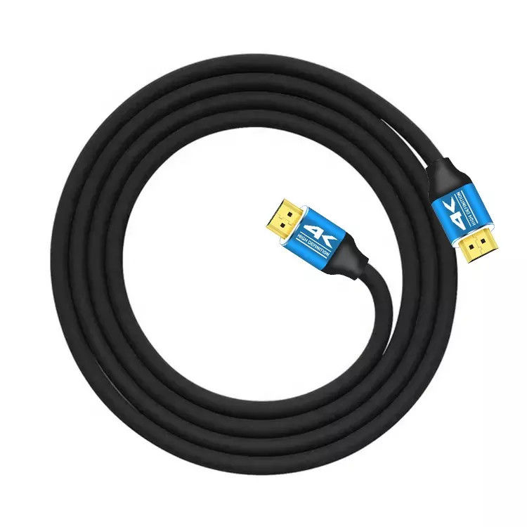1.5M 1.8M 2M 60Hz 4K 48gbps สาย HDMI 32AWG HDMI HDTV PVC Jacket
