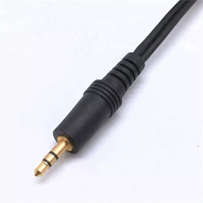ทองแดง RCA ถึง 3.5 มม. แจ็ค Audio Video Cable สำหรับ TV DVD RCA