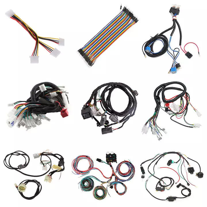 PVC 50 Cores TE Molex Truck ชุดลากสายไฟยานยนต์ชุบเงิน