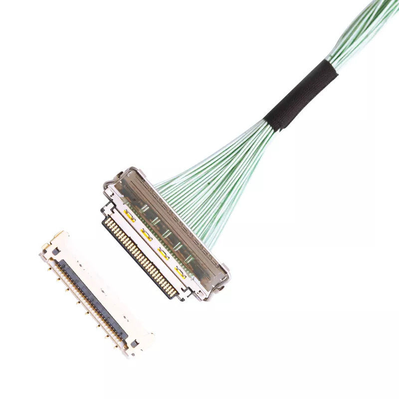 0.4mm Pitch 30pin Ipex Cable 20679-030T-01 สายเคเบิล Micro Coaxial LVDS EDP