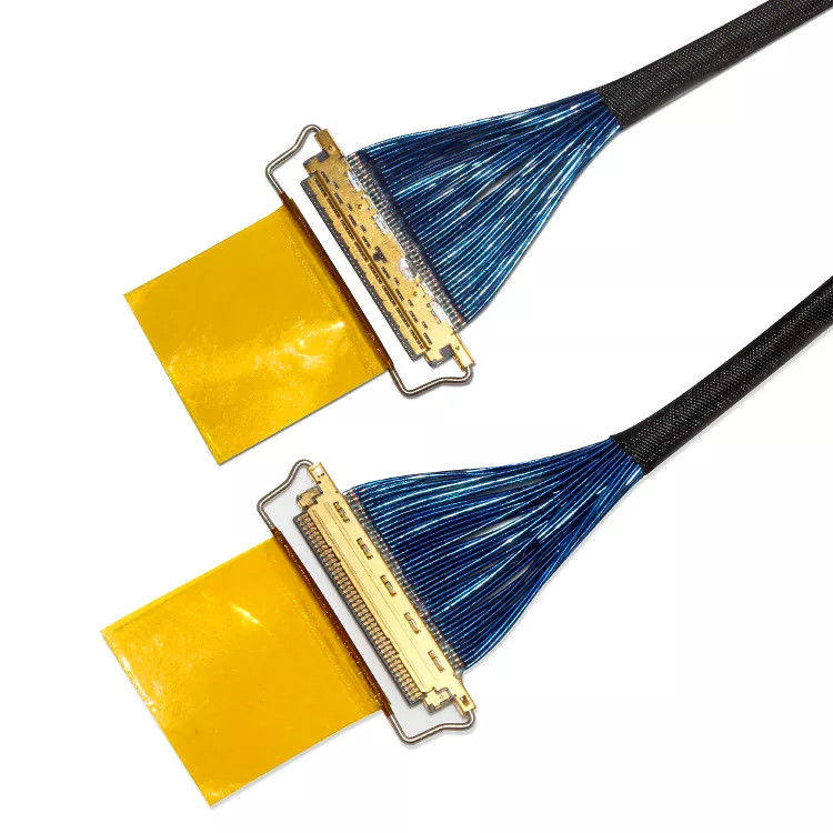 OEM ODM VDE SAA CB 40 พินสายเคเบิล LCD Ipex 40pin 20633-240T-01S