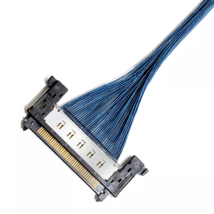สายเคเบิลไมโครโคแอกเชียล LVDS 40 ขา 5.9 นิ้วสำหรับจอภาพ LCD เมนบอร์ด Mini ITX