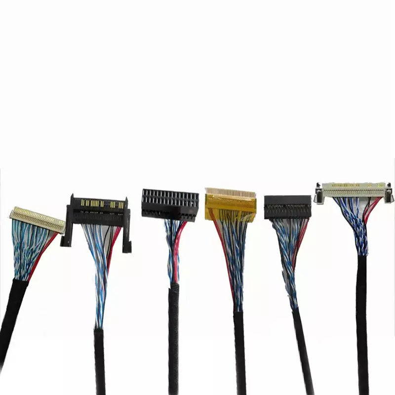 OEM ODM ROHS สายเคเบิล Pitch LVDS 0.4 มม. 30 พิน 40 พิน 50 พิน