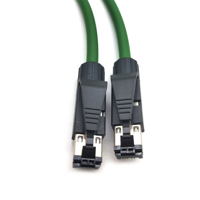 สายเคเบิลเครือข่ายอุตสาหกรรม servo EtherCAT bus ความยืดหยุ่นสูง double shielding drag chain สายเคเบิลหุ่นยนต์อุตสาหกรรม PLC