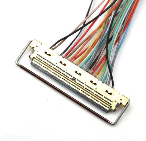 DF14 30Pin To 111B40 สาย LVDS สีสันหลากหลาย 111B40-1211TA-G3 สายไฟสําหรับจอคอมพิวเตอร์แล็ปท็อป