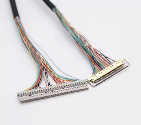 DF14 30Pin To 111B40 สาย LVDS สีสันหลากหลาย 111B40-1211TA-G3 สายไฟสําหรับจอคอมพิวเตอร์แล็ปท็อป