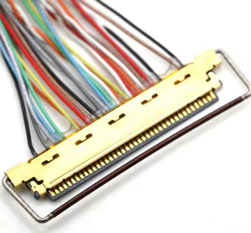 DF14 30Pin To 111B40 สาย LVDS สีสันหลากหลาย 111B40-1211TA-G3 สายไฟสําหรับจอคอมพิวเตอร์แล็ปท็อป