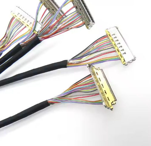 40 Pin 30 Pin EDP Cable I-pex Connector คาเบิ้ล Lvds ที่กําหนดเอง