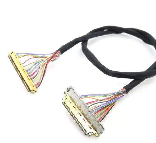 40 Pin 30 Pin EDP Cable I-pex Connector คาเบิ้ล Lvds ที่กําหนดเอง