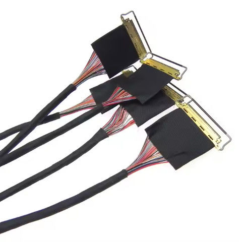 40 Pin 30 Pin EDP Cable I-pex Connector คาเบิ้ล Lvds ที่กําหนดเอง
