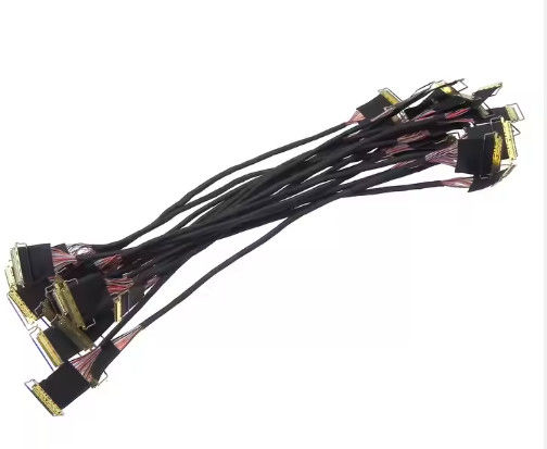 40 Pin 30 Pin EDP Cable I-pex Connector คาเบิ้ล Lvds ที่กําหนดเอง