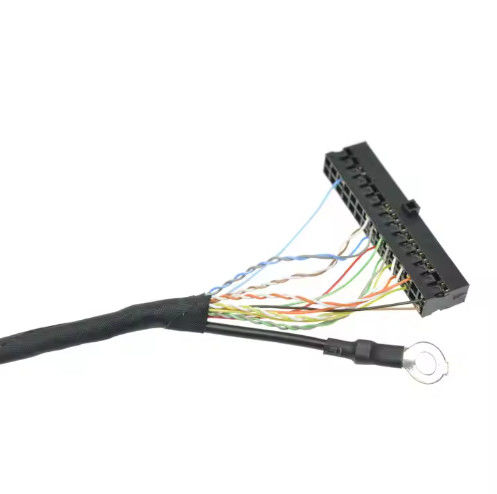 สายไฟ LVDS มิโครโคเอ็กซ์ 50 ปิน สําหรับจอ LCD ขนาด 7 นิ้ว