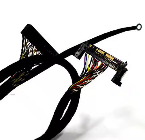 OEM สายไฟฟ้า 20Pin 30Pin 40Pin 50 PIN LVDS สายไฟฟ้าสําหรับคอมพิวเตอร์จอ E329530