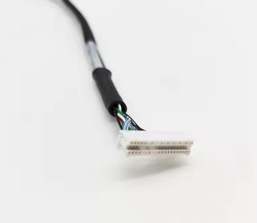 สายเคเบิลชุดจอไฟฟ้าความดันต่ํา สายเคเบิล LVDS ที่มีวัสดุนําทองแดงและวัสดุ PVC Jacket AWG26-28