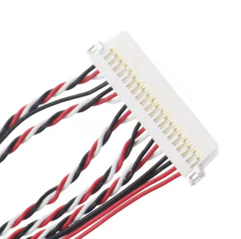 การทดสอบ 100% Lvds สายไฟฟ้าและการประกอบสายเคเบิลไมโครโคอาเซียลสําหรับอุปกรณ์อิเล็กทรอนิกส์