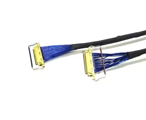 สายเคเบิลชุดจอไฟฟ้าความดันต่ําที่มีความต้านทานต่อความละเอียด ≥ 1000MΩ และ AWG26-28 Wire Gauge