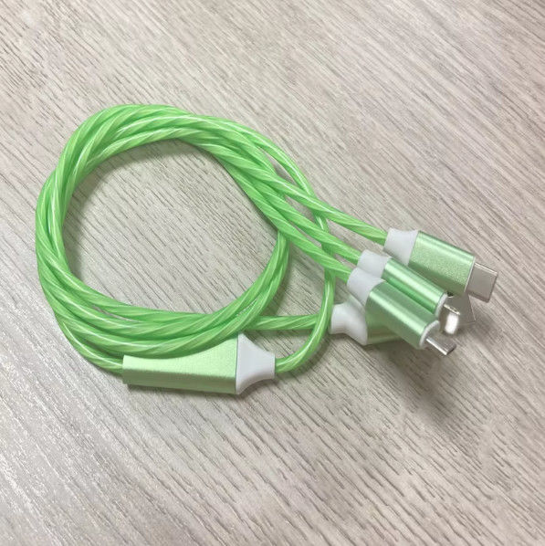 ขายร้อน ราคาโรงงาน 3 ใน 1 สาย USB เพื่อสว่างในเวลากลางคืนและวันโอนสายสว่าง