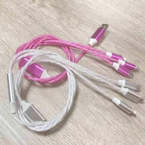 ขายร้อน ราคาโรงงาน 3 ใน 1 สาย USB เพื่อสว่างในเวลากลางคืนและวันโอนสายสว่าง