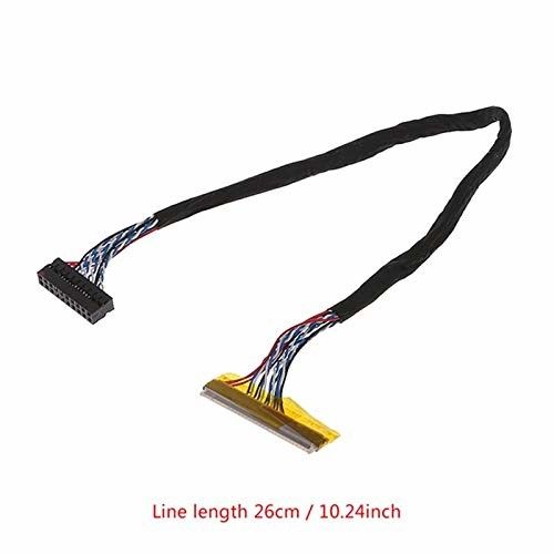 สายไฟ LVDS สีดํา AWG26-28 สายไฟขนาด 105C อุณหภูมิปริมาณการทํางาน