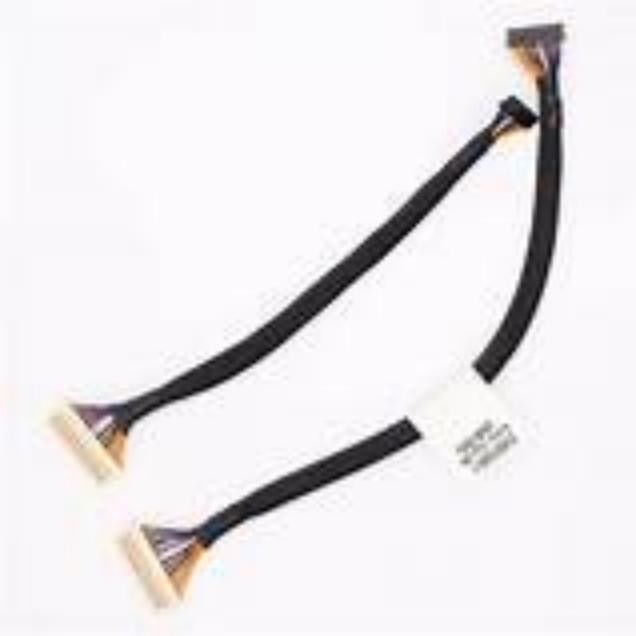 สายไฟ LVDS สีดําปรับความดันต่ํา ซีเรียลเคเบิลที่มีวัสดุนําทองแดงและอุณหภูมิปริมาณ 105C