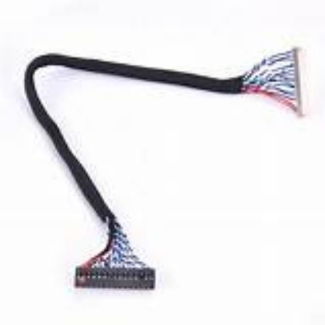 UL VW-1 การจัดอันดับความสามารถในการเผาไหม้ สายเคเบิล LVDS สําหรับการใช้งานวีดีโอความเร็ว 300V ความดันเฉพาะ AWG26-28 สายวัด
