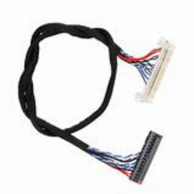 สายไฟฟ้า AWG26-28 สายไฟฟ้า LVDS สําหรับการส่งข้อมูลอุตสาหกรรมด้วยวัสดุ PVC Jacket และความแรงดัน 300V