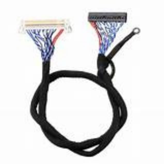 สายไฟฟ้า AWG26-28 สายไฟฟ้า LVDS สําหรับการส่งข้อมูลอุตสาหกรรมด้วยวัสดุ PVC Jacket และความแรงดัน 300V