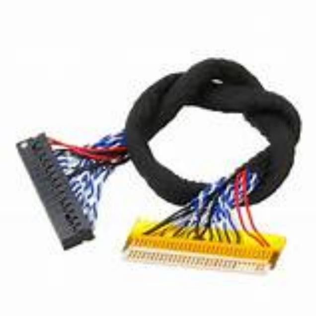 สาย LVDS อัตโนมัติอุตสาหกรรมที่มีสีดําและความต้านทานความละเอียด ≥ 1000MΩ