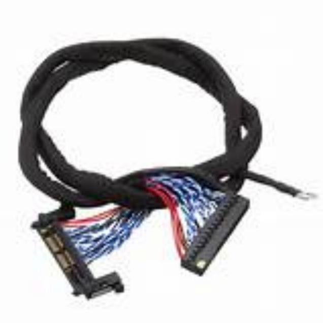 สาย LVDS สีดํา ความแข็งแรงแบบดียิเลคทริก ≥ 1000V/นาที และวัสดุนําทองแดง