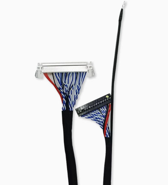 Lvds 40 Pin Cable Shielded Low-Voltage Harness สําหรับการถ่ายทอดข้อมูลและการใช้งานในการแสดงภาพ