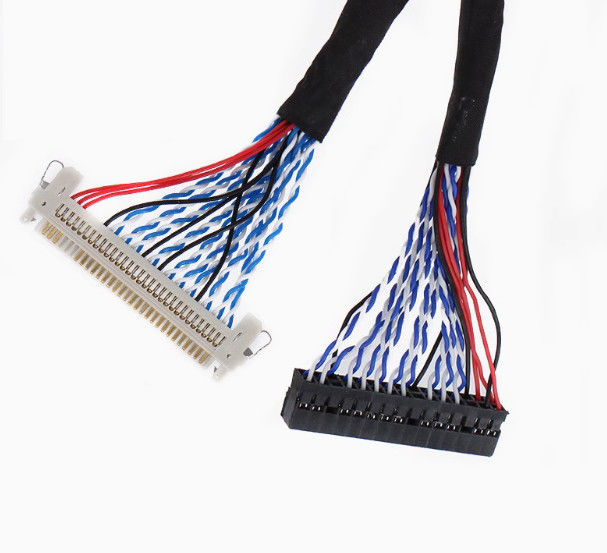 Lvds 40 Pin Cable Shielded Low-Voltage Harness สําหรับการถ่ายทอดข้อมูลและการใช้งานในการแสดงภาพ