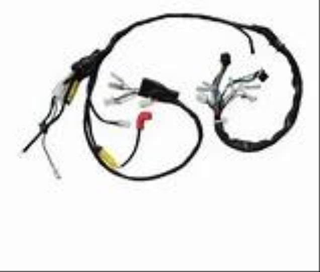 IP67 ระดับการคุ้มครอง การประกอบสายไฟที่กําหนดเองด้วย AS14*0.16*1.25*2C SP OD4.0 PVC สายไฟสีดําและการกําหนดเอง