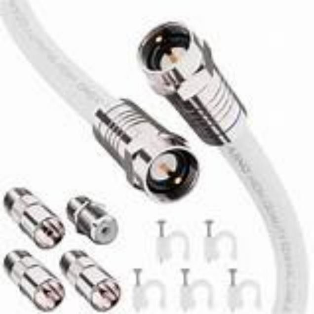 ระยะความถี่ 0-3 GHz สายเคเบิลโคเอชเชียลความดันสูง พร้อมอุปกรณ์กันหนา XLPE และ PVC Jacket