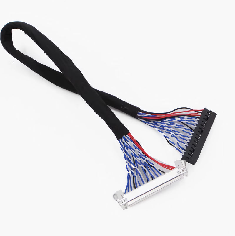 การส่งสัญญาณที่แม่นยํา รับประกัน สายเคเบิล LVDS ที่ได้รับการรับรอง UL มีความยาวสายเคเบิล 1-5 เมตร และเสื้อ PVC กันไฟ