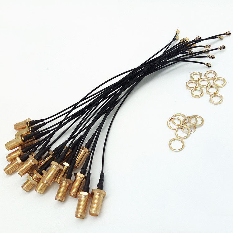 UL/CCC รับรอง 1m/5m สายเคเบิลโคเอชเชียลยืดหยุ่น BNC Connectors ภายใน/ภายนอก การสื่อสารเสียง PVC Jacket Pure Copper Conductor