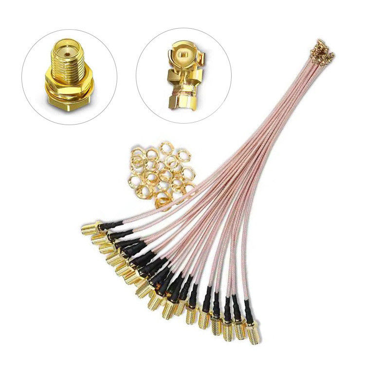 UL/CCC รับรอง 1m/5m สายเคเบิลโคเอชเชียลยืดหยุ่น BNC Connectors ภายใน/ภายนอก การสื่อสารเสียง PVC Jacket Pure Copper Conductor