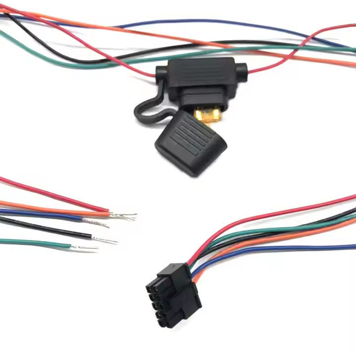 รถยนต์ยาวนาน สายไฟรถยนต์ที่กําหนดเองด้วย UL 1007 22awg สายไฟชนิดและ 20awg สีสายไฟ