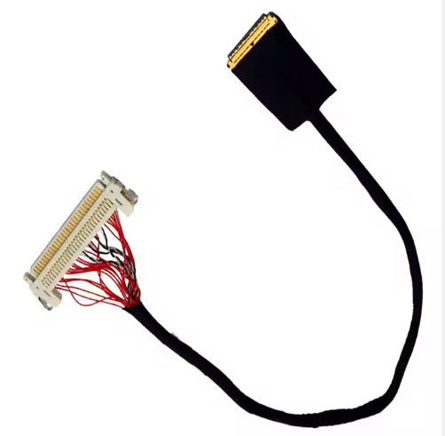 UL VW-1 เรท 300V 30 Pin Connector LVDS Cable Jacket กับ AWG26-28 หน่วยนําทองแดงและการจัดอันดับการเผาไหม้