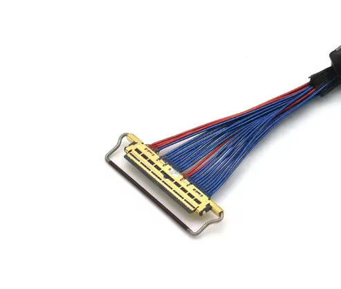 AWG26-28 สายไฟฟ้าขนาด 105C อุณหภูมิเฉพาะ LVDS ซีเรียลเคเบิลที่มีความเหมาะสมกับจอไฟฟ้าความแรงต่ํา