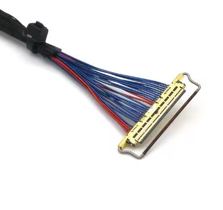 AWG26-28 สายไฟฟ้าขนาด 105C อุณหภูมิเฉพาะ LVDS ซีเรียลเคเบิลที่มีความเหมาะสมกับจอไฟฟ้าความแรงต่ํา
