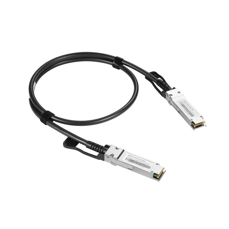 การออกแบบสายเคเบิลแบบกำหนดเอง ชุดสายเคเบิล QSFP 40G Direct Attach Copper QSFP+ 4*10G 1M 3M 5M 7M ความยาวที่กำหนดเอง สาย DAC Breakout